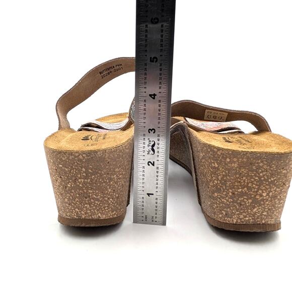 Spring Step Butterpea Wedge Slide Sandal Women's Rose Multi Size US10.5 EU41 - Picture 4 of 8